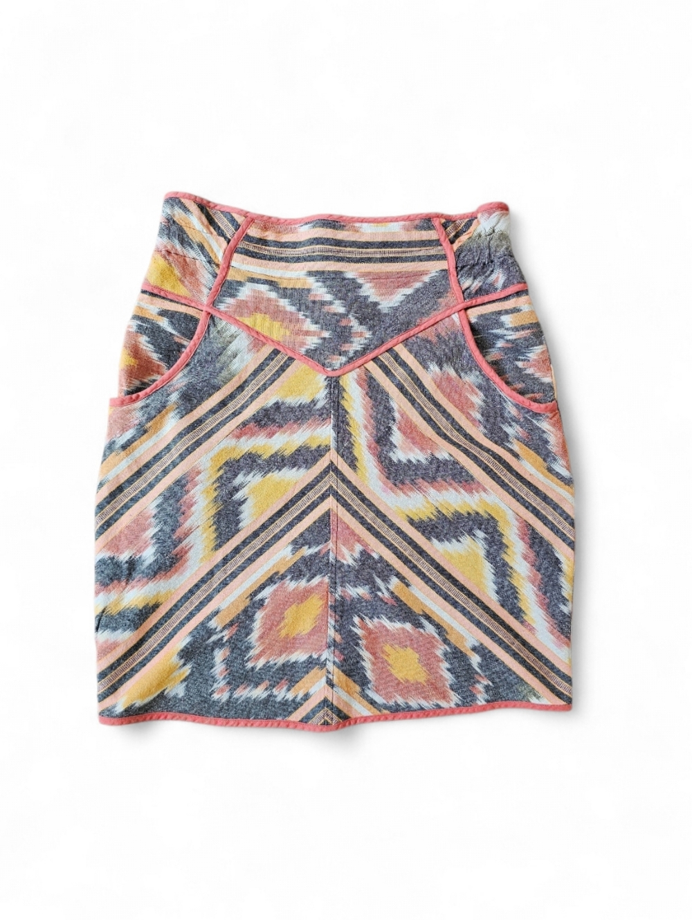 Staring At Stars Urban Outfitters Tribal Print  Mini Skirt With Pockets, Size 2